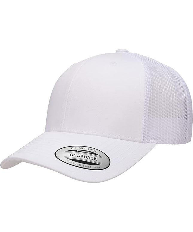 Yupoong Classic Premium Mesh 6 Panel Retro Trucker Cap | Mid Profile Snapback | OSFA | Bulk Pack Available