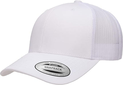 Yupoong Classic Premium Mesh 6 Panel Retro Trucker Cap | Mid Profile Snapback | OSFA | Bulk Pack Available