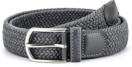 Braided Canvas Woven Elastic Stretch Belts for Men/Women/Junior with Multicolored