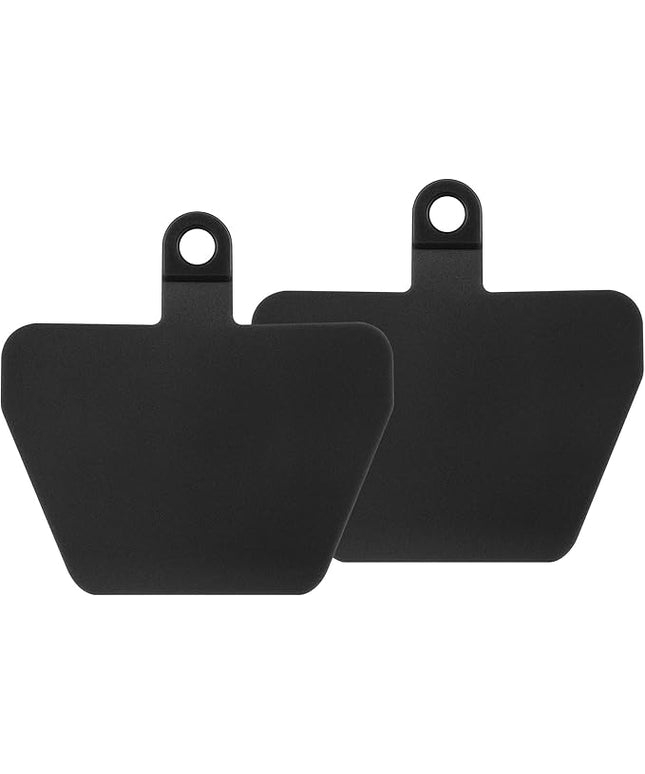 COCASES 2 Pack Phone Tether Tab, Phone Strap TPU Replacement Part for Smartphone Safety, Phone Lanyard Connector (TPU Black)