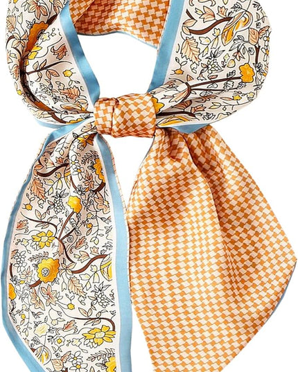 Purse Scarf For Handbags Head Scarves For Women's Hair Bags Scarfs Long Skinny Scarves Fashion Silky