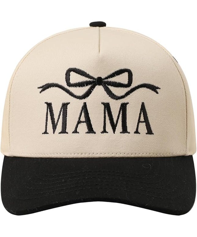 MIRMARU Two-Tone Vintage Canvas Trucker Hats for Men & Women, Adjustable Size Baseball Caps with Trendy Embroidered Design