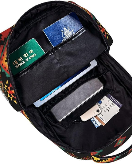 Native American Backpack for Men Women,Casual Travel Hiking Camping Backpacks Lightweight Bookbag