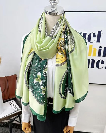 Silk Scarf Mulberry Silk Fashion Scarves Long Lightweight Shawl Wrap …