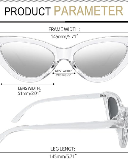 Joopin Polarized Cat Eye Sunglasses for Women Vintage Cateye Sun Glasses UV400 Protection
