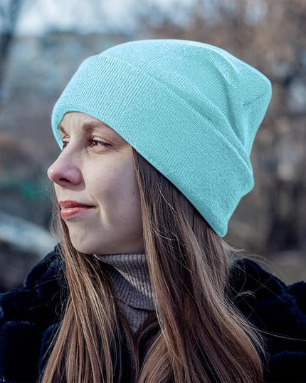 ZOORON 1&2 Pack Beanie for Men Women Slouchy Beanie Hats Winter Knit Caps Soft Ski Hat Unisex