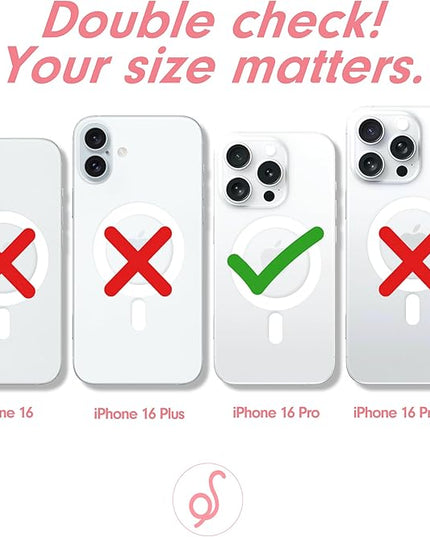 Sonix x Sanrio Case for iPhone 16 Pro | Compatible with MagSafe | 10ft Drop Tested | Hello Kitty and Friends Stickers