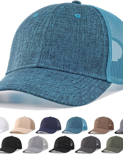 CYGTE XXL Plus Size Trucker Hat Snapback Baseball Cap- Big Head Fit Up to Size 8 Men's Mesh-Back Ball Cap