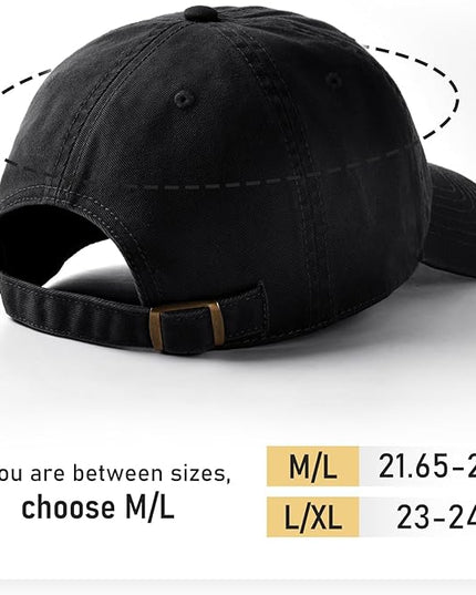 FURTALK Baseball Cap Men Mountain Embroidery Dad Hat Unstructured Soft Vintage Washed Cotton Outdoor Hats for Men