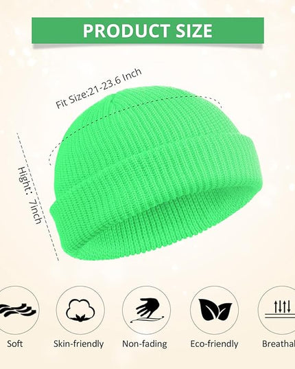 SATINIOR Trawler Beanie Watch Hat Roll-up Edge Skullcap Fisherman Beanie for Women Men