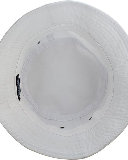 Gelante Solid Color 100% Cotton Bucket Hat for Women and Men Packable Travel Summer Beach Hat