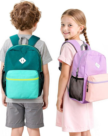 STEAMEDBUN Kids Backpack Girl 4-6, Girls Backpack for Elementary Kindergarten School -15inch