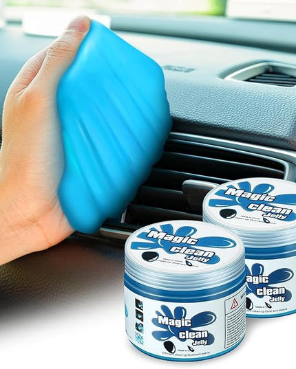 DNA MOTORING Car Cleaning Gels Auto Detailing Tools Cleaning Putty Car Interior Cleaner, Car Jelly Cleaner, Keyboard Cleaner, Car Cleaning Supplies Car Gifts for Men Women, Blue, TOOLS-00151