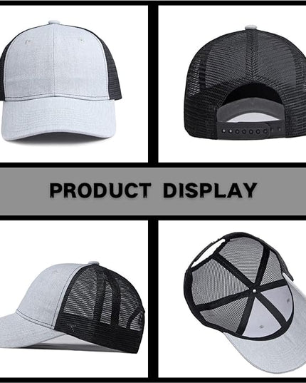 VOASTEK Running Hats for Men Baseball Cap Outdoor Essentials Runner Hat Jogging Cap Tennis Golf Workout Hats