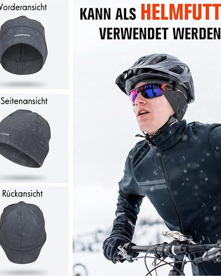 Skull Caps Beanies for Men & Women, Elastic Thermal Running Hat, Windproof Cycling Cap Helmet Liner Soft Beanie Hat