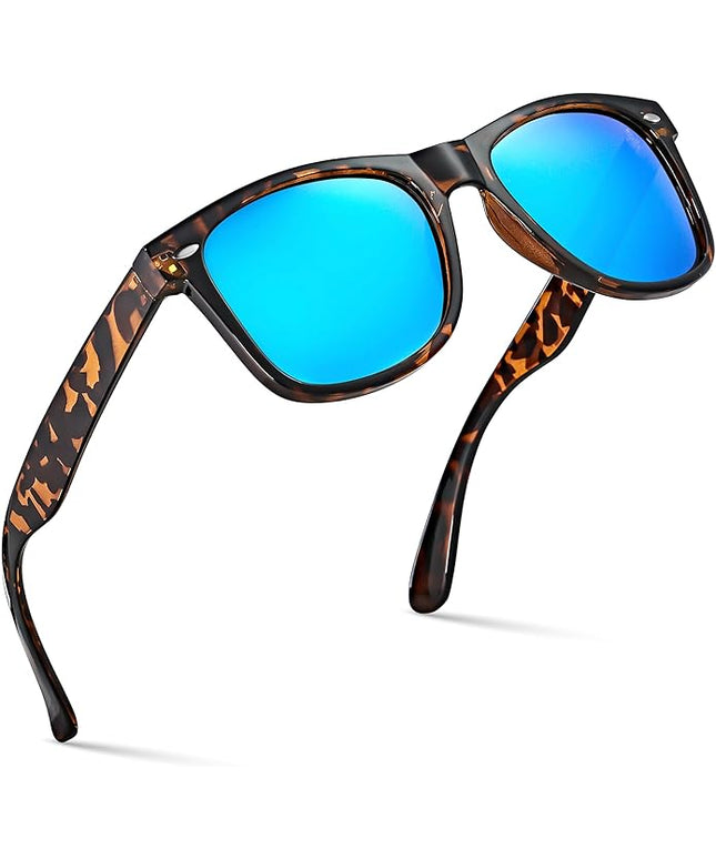 Retro Rewind Polarized Sunglasses for Men and Women - UV Protection Classic Sun Glasses