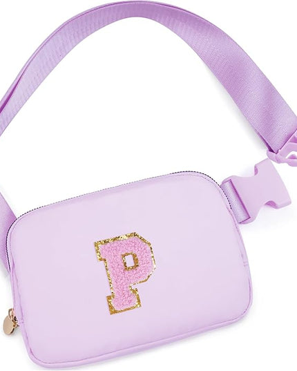 Uygafly Birthday Gifts for 6 7 8 9 10 11 12 13 Year Old Girls,Fanny Pack Belt Bag Crossbody Bags for Women Girls Kids,Fashion Waist Packs Cute Teen Trendy Stuff Travel Essentials | Lavender,P