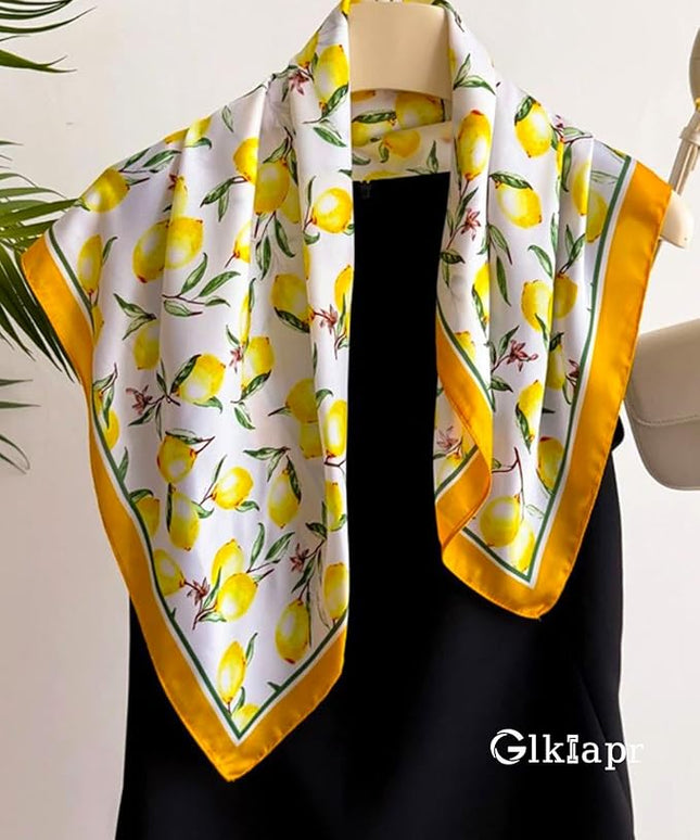Satin Bandana Headscarf for Women Silky Hair Scarves for Fashion Lightweight