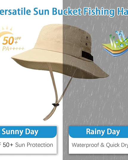 Cooling Sun Bucket Hat for Men Women Fishing Beach Safari Hats for Golf Hiking Hunting Outdoor UPF 50+