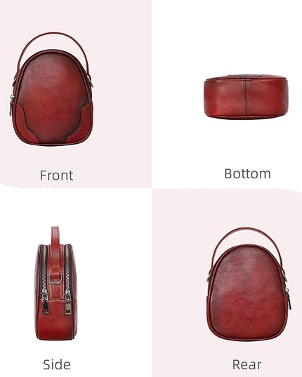 Iswee Small Crossbody Bags for Women Travel Leather Shoulder Bag Mini Purses and Handbags Designer Satchel Ladies Hand Bag