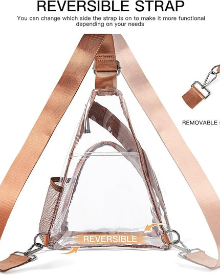 7L Sling Bag For Women Men Backpack Fanny Pack Crossbody Chest Travel Shoulder Belt Bags Purse Handbag PU Leather