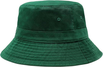 Hot Summer Bucket Hat - Trendy Cotton Sun Hat for Beach, Golf, Fishing - Fun Outdoor Vacation Boonie for Men and Women