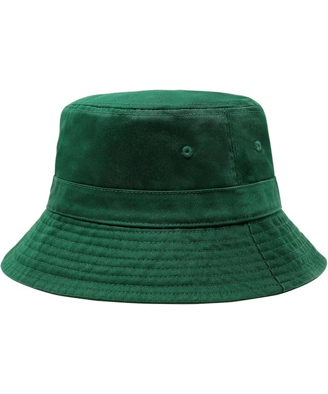 Hot Summer Bucket Hat - Trendy Cotton Sun Hat for Beach, Golf, Fishing - Fun Outdoor Vacation Boonie for Men and Women