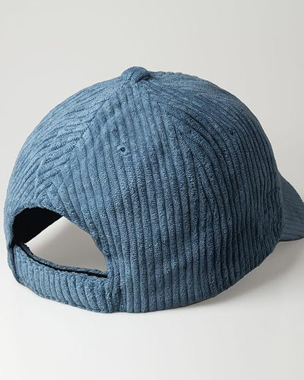 CHOK.LIDS Everyday Corduroy Baseball Cap for Men and Women Dad Hat Unisex Adjustable Lightweight Polo Style Curved Brim