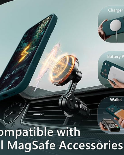 FireNova Magnetic for iPhone 17 Pro Case, Compatible with MagSafe, [Integrated Silicone Camera Control Button] [Camera Protection] Anti-Scratch Microfiber Lining Phone Case, 6.3", Teal