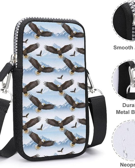 Small Crossbody Bags for Men, Cool Lightweight Sling Phone Pouch, Slim Cell Phone Purses
