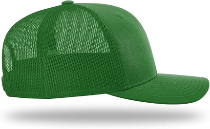 Richardson 112 Trucker Hat - Premium Adjustable Snapback Hat - Structured Six Panel Richardson Blank Caps