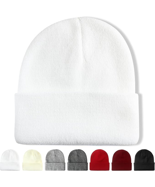NPQQUAN Beanie for Men Women Winter Hats for Mens Beanie Cuffed Knit Beanies Skull Cap