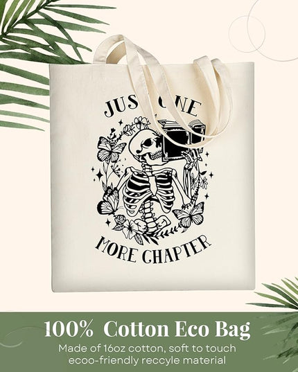 AUSVKAI Canvas Tote Bag for Women, Aesthetic Cute Grocery Grocery Reusable Cotton Gift Bag for Shooping Beach Trendy Gifts