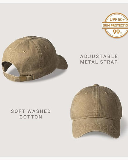 CHOK.LIDS Everyday Premium Dad Hat Unisex Cotton Baseball Cap for Men and Women Adjustable Lightweight Polo Style Curved Brim