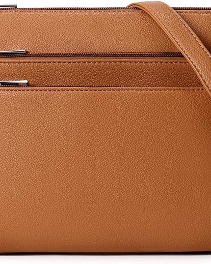 WESTBRONCO Crossbody Bags for Women, Medium Size Shoulder Handbags, Satchel Purse with Multi Zipper Pocket