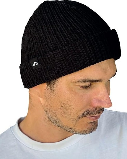 SUN NINJA Ski Beanie for Men & Women – Ultra Soft, Lightweight, Warm Ribbed Knit Winter Hats for Cold Weather & Outdoor Use