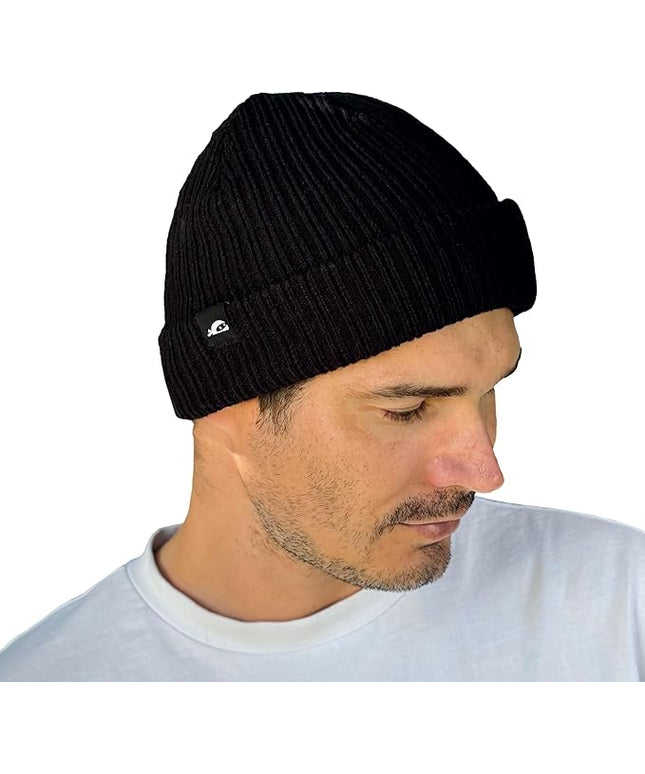 SUN NINJA Ski Beanie for Men & Women – Ultra Soft, Lightweight, Warm Ribbed Knit Winter Hats for Cold Weather & Outdoor Use