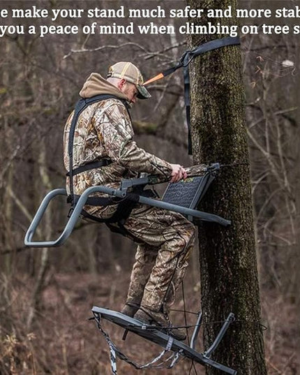 Boaton 4Pcs Tree Stand Stabilizer Straps, Hunting Gifts for Men, Tree Stand Accessories, Hunting Utility Strap for Holding Climbing Tree Stand and Backpack, Hanging Trail Cameras and Holding Gear