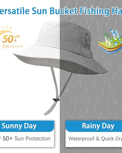 Cooling Sun Bucket Hat for Men Women Fishing Beach Safari Hats for Golf Hiking Hunting Outdoor UPF 50+