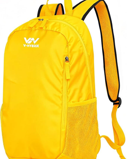 30L Commuter Backpack, Lightweight Laptop Camping Casual Daypacks, Waterproof Gym Travel School Bag Basic Backpack for Men Women-Yellow