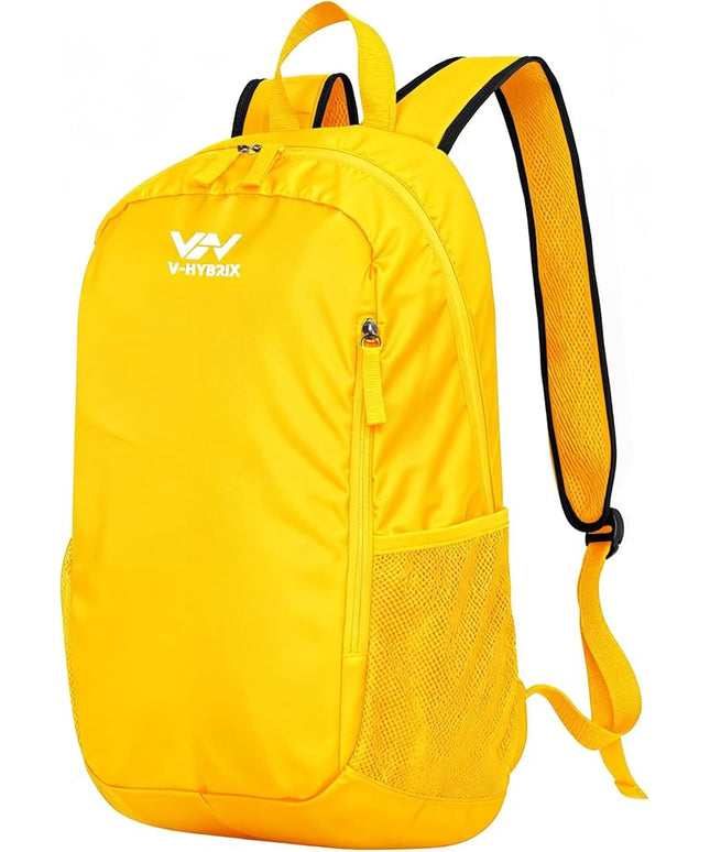 30L Commuter Backpack, Lightweight Laptop Camping Casual Daypacks, Waterproof Gym Travel School Bag Basic Backpack for Men Women-Yellow