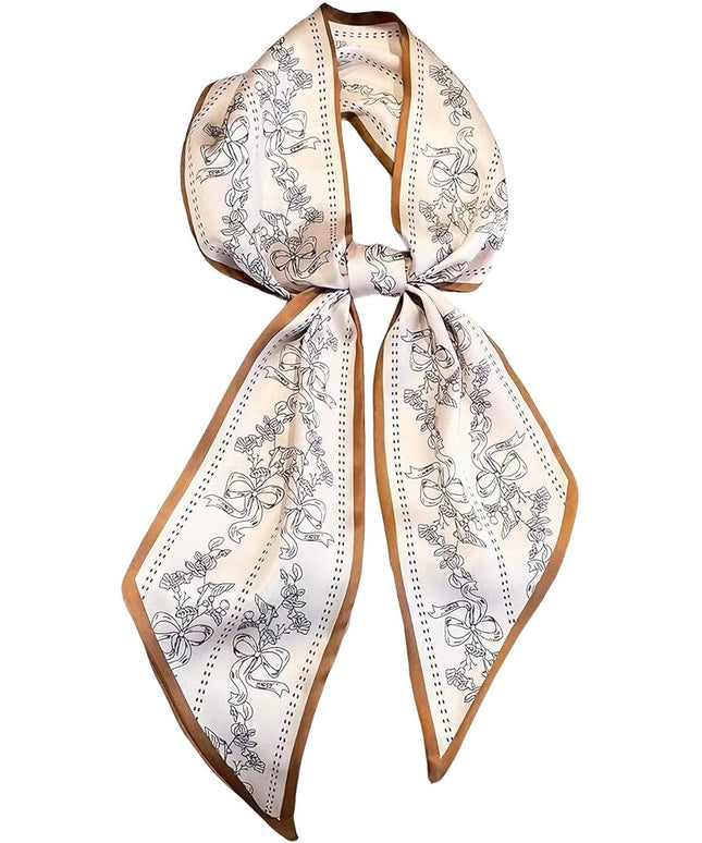 Dailyacc Hair Scarf for Women Fashion Silky Satin Headscarf Wrap Breathable Lightweight Neck Scarves For Handbag