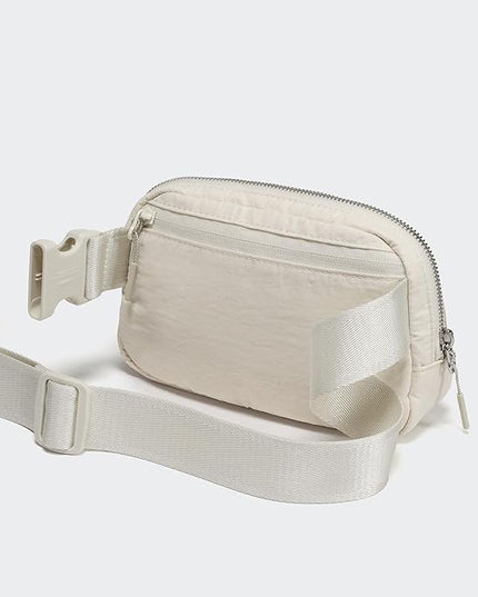 Pander Unisex Belt Bag Fanny Pack for Women with Adjustable Strap, Small Waist Pouch for Workout Running Traveling Hiking
