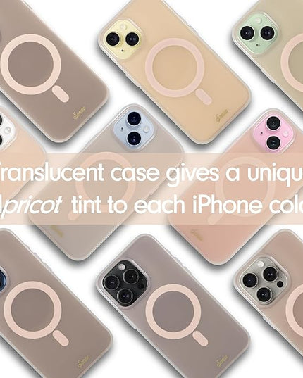Sonix Protective Phone Case for iPhone 15, 14, 13 | Compatible with Magsafe | 10ft Drop Tested | Jelly Apricot