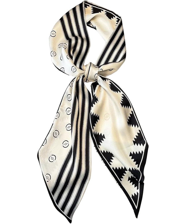 Head Scarf Purse Handle Neck Satin Hair Scarfs For Bag Lightweight Silky Long Thin Women's Fashion Scarves 59 * 5.9”