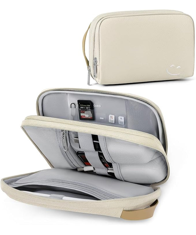 Travelkin Travel Cord Organizer, Electronic Organizer Travel Case, Cable Organizer Bag For Cords,Chargers Phone, Sd Card,Usbs