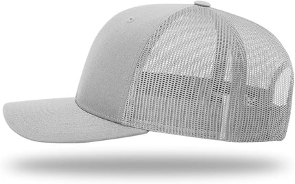 Richardson 112 Trucker Hat - Premium Adjustable Snapback Hat - Structured Six Panel Richardson Blank Caps