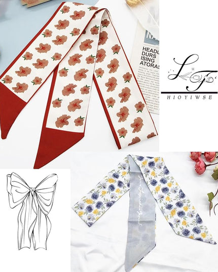 Purse Scarf Handbags For Women Skinny Hair Neck Accessories Scarves With Bag Scarfs Handle Fashion Lightweight