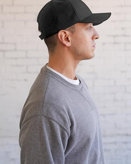 Fashion Baseball Hats for Men by King & Fifth | The Senna Baseball Cap with Low Profile & Menswear Fabric + Baseball Caps