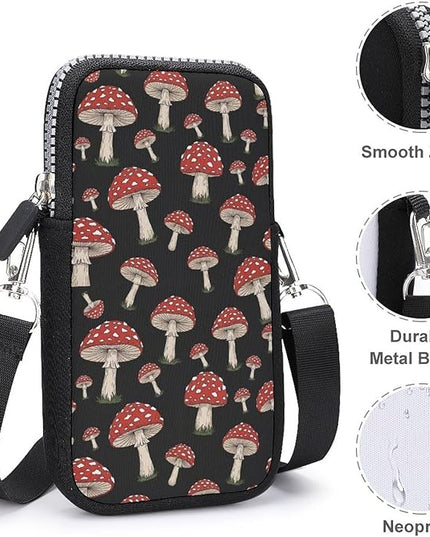 Small Crossbody Bags for Men, Cool Lightweight Sling Phone Pouch, Slim Cell Phone Purses